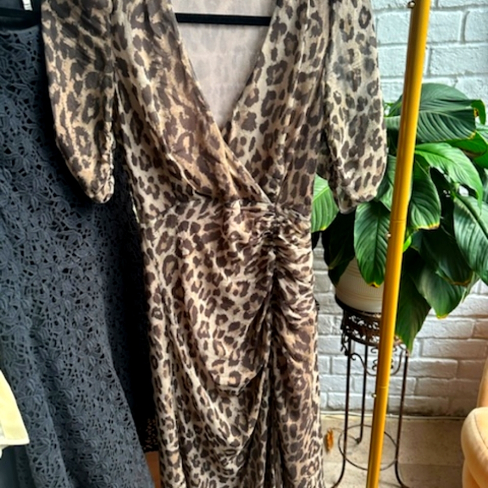 Nicolas Leopard Print Dress